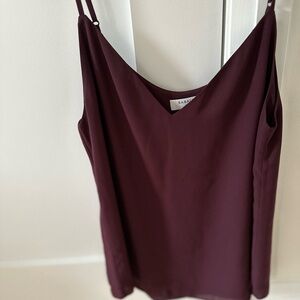 BABATON Aritzia Burgundy Tank